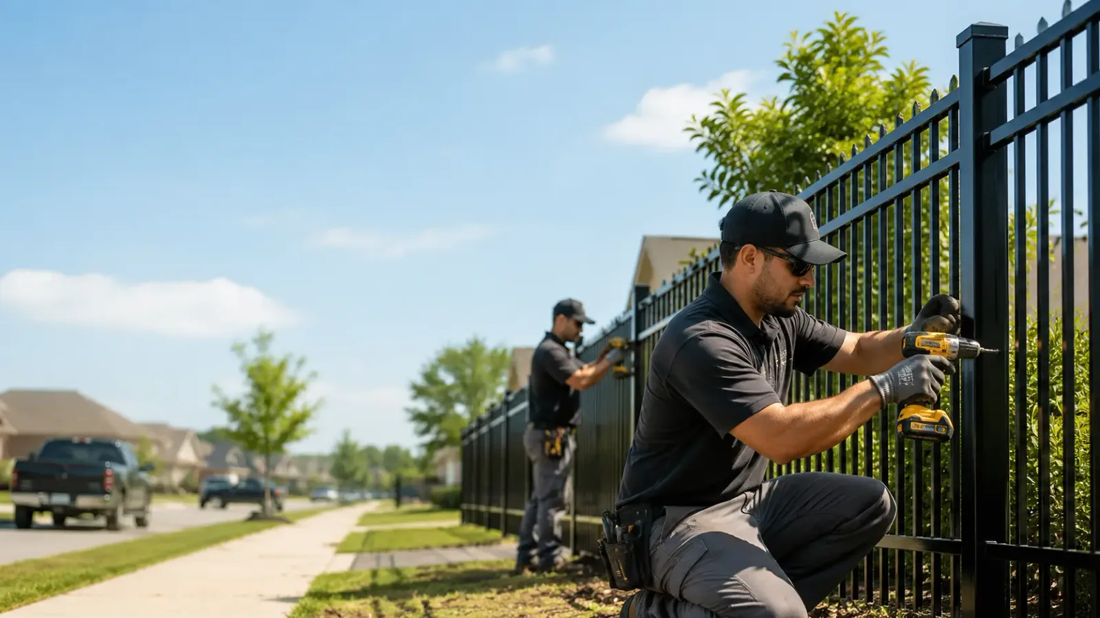 Metal Fence Installation in Breaux Bridge, LA